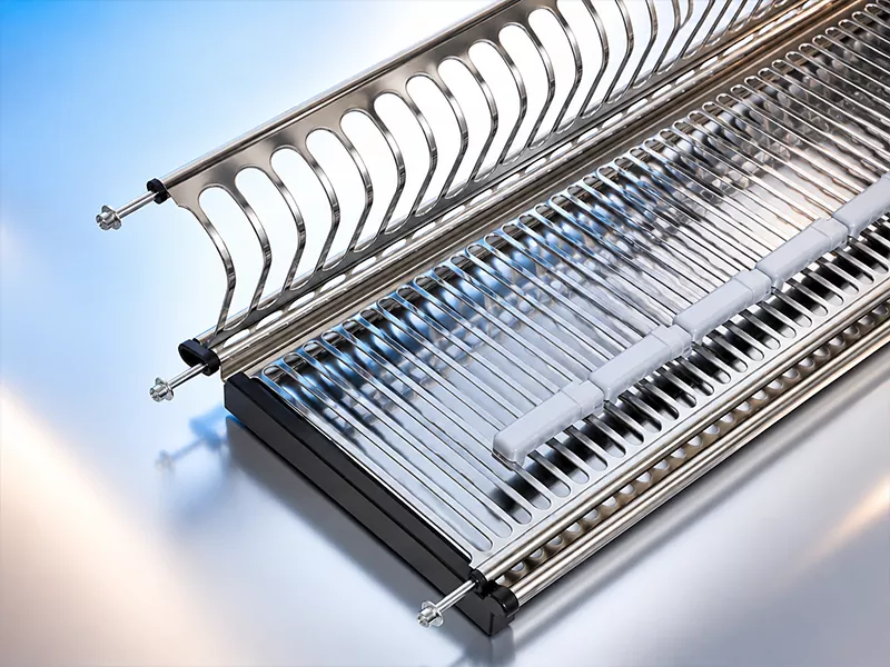 آبچکان استیل داخل کابینت یک طبقه فانتونی