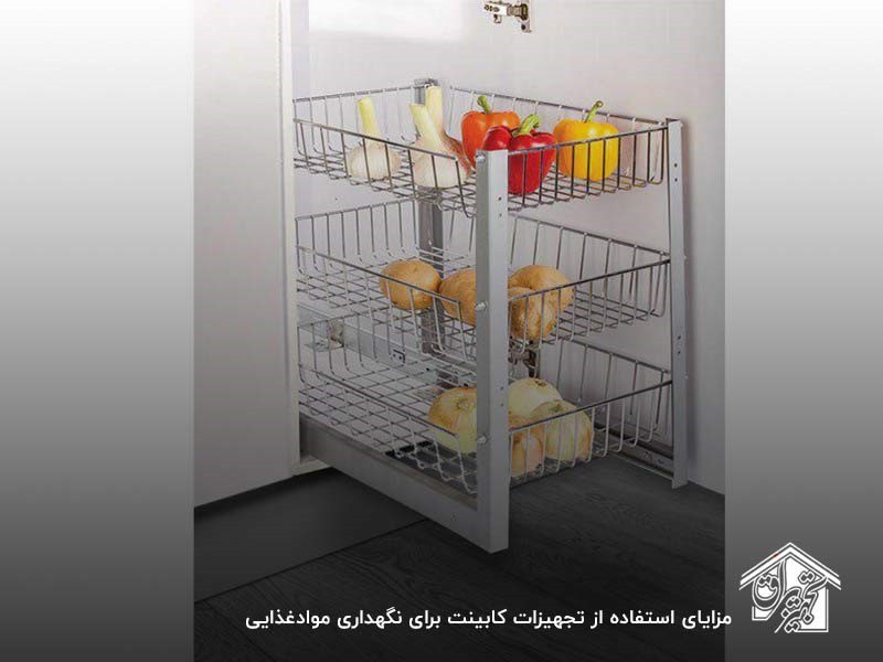 مزایای نگهداری سیب زمینی و پیاز در کابینت