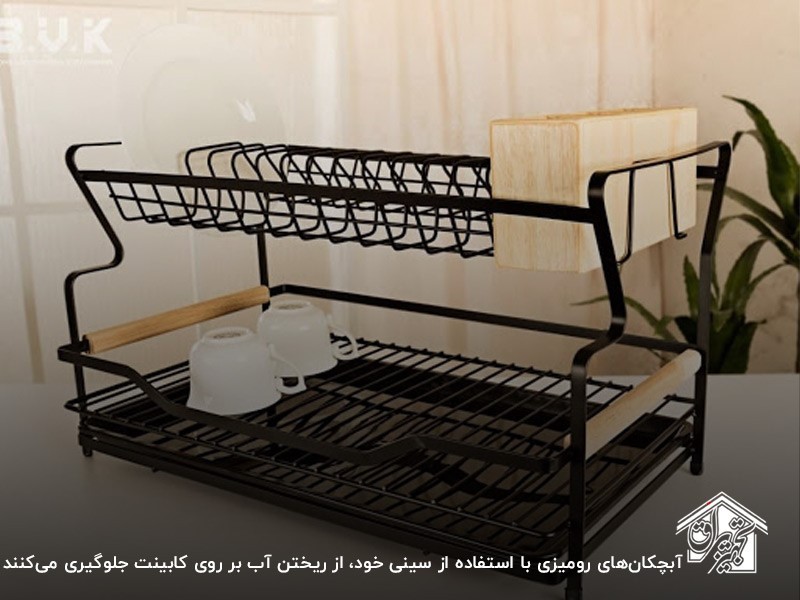 آبچکان رومیزی سیاه رنگ