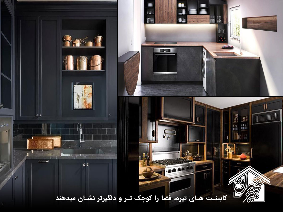 تاثیر رنگ کابینت در آشپزخانه