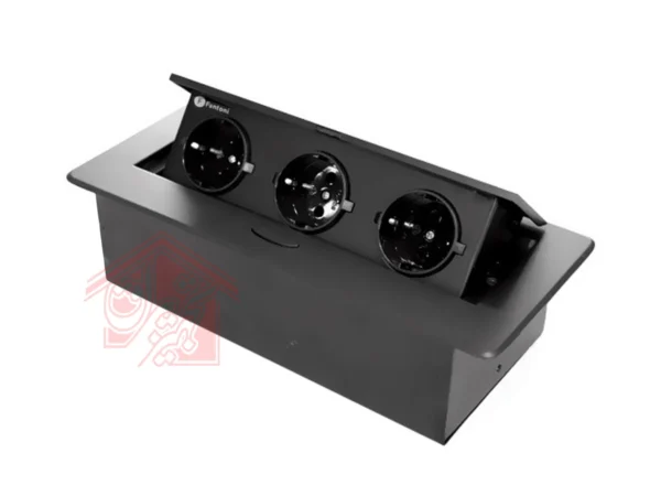 پریز توکار مشکی n332-n333