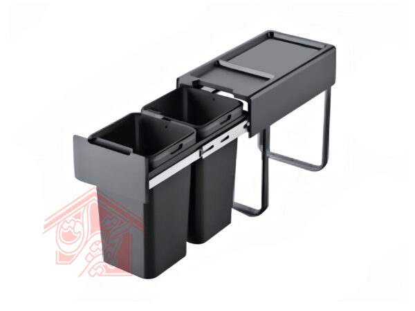 سطل آشغال کشویی متصل به کف دو سطلی فانتونی 530Q