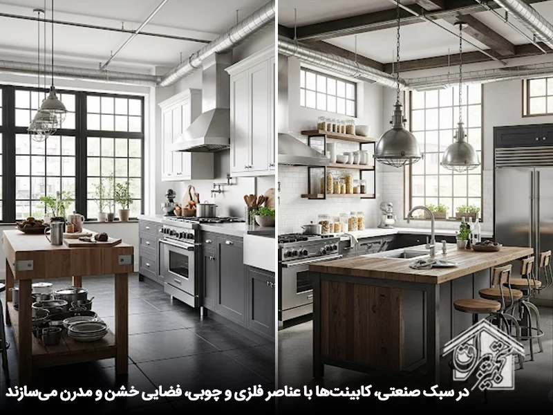 کابینت سفید طوسی 25