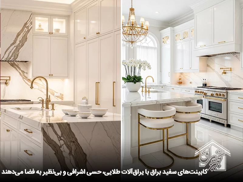 زیباترین مدل کابینت های گلاس 10