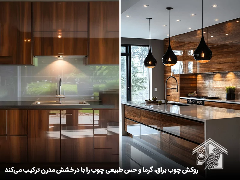زیباترین مدل کابینت های گلاس 19