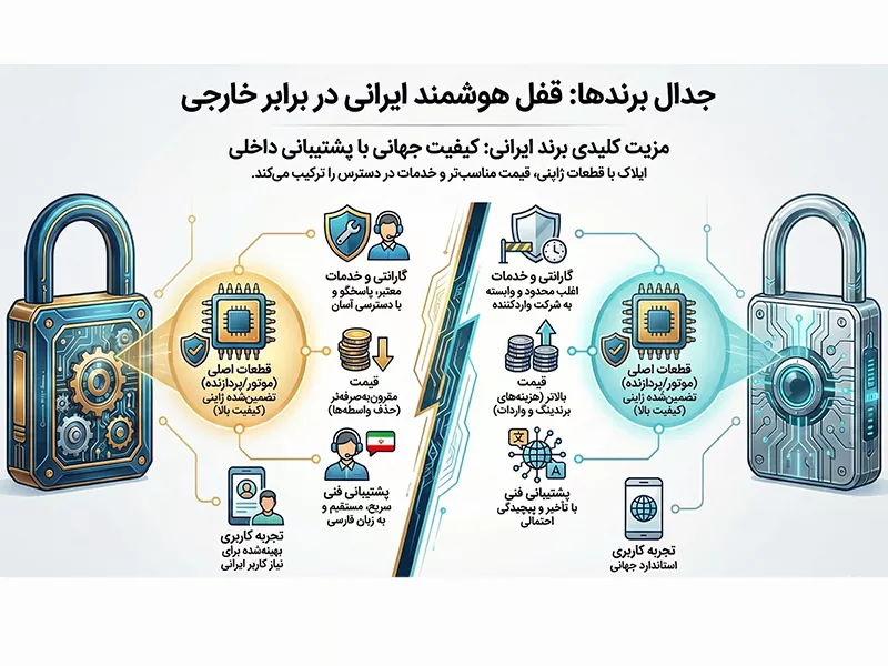 بهترین برند دستگیره هوشمند 3