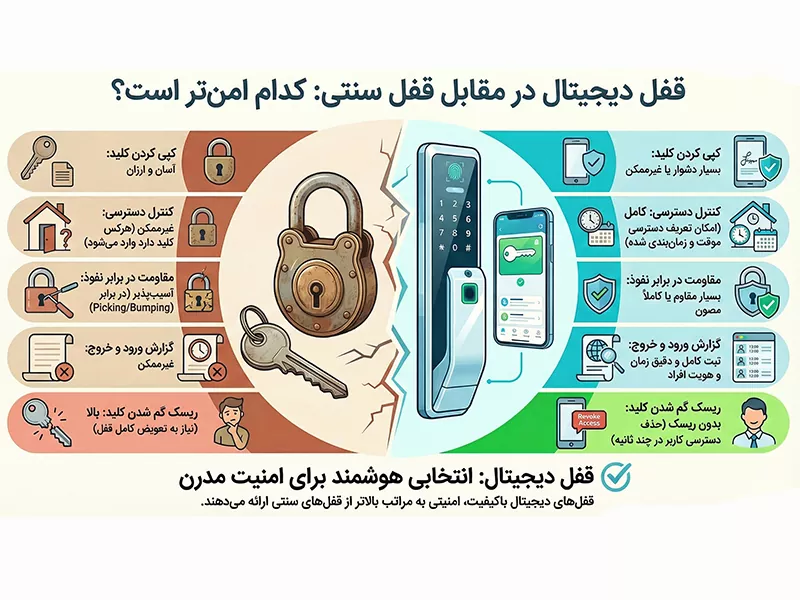 آیا قفلهای اثر انگشتی و دیجیتال هک میشوند 5