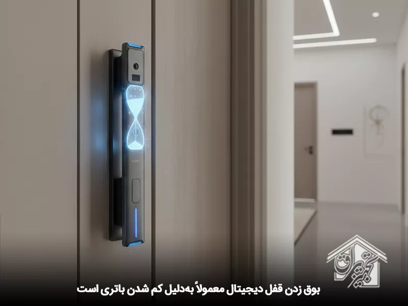 علت بوق زدن قفل دیجیتال