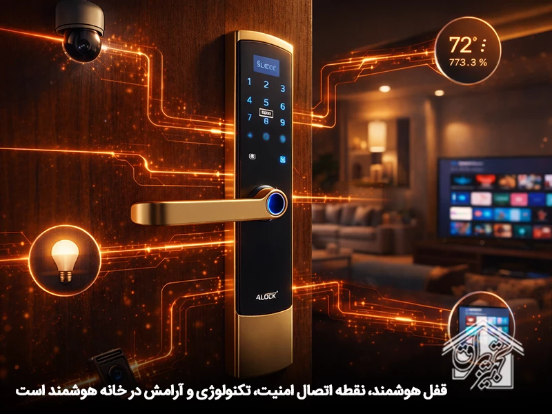 امنیت تکنولوژی و آرامش با قفل هوشمند