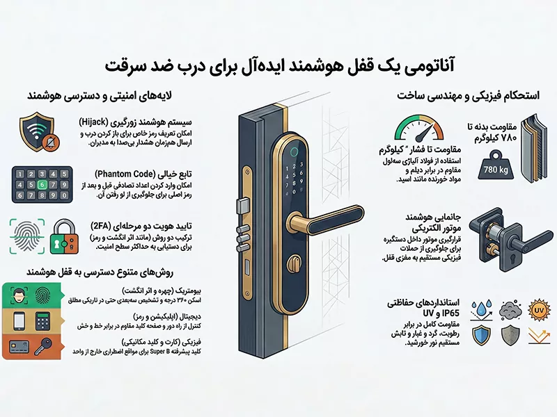 آناتومی یک قفل هوشمند ایدهآل برای درب ضد سرقت