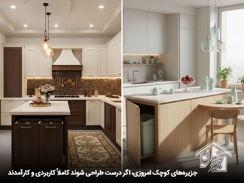جزیره آشپزخانه کوچک