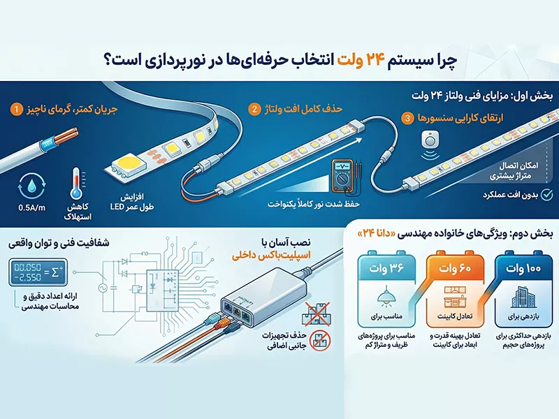چرا سیستم ۲۴ ولت مسیر حرفهایهاست