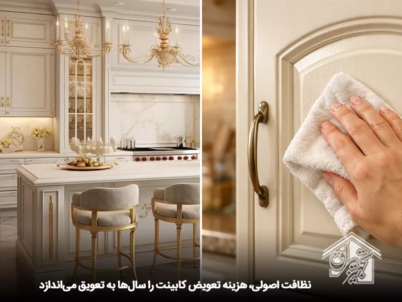 نگهداری و نظافت کابینت