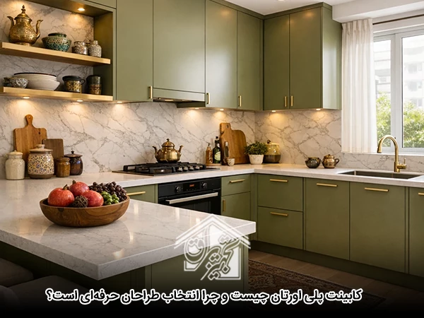 کابینت پلی اورتان چیست و چرا انتخاب طراحان حرفه‌ای است؟