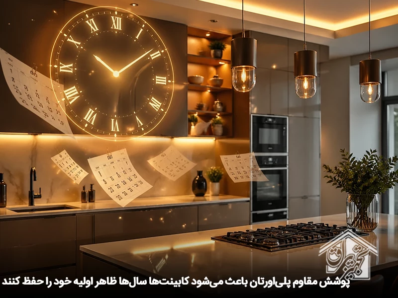 پوشش مقاوم کابینت پلی اورتان