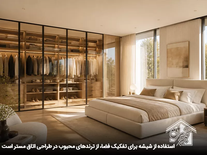 تفکیک فضا با شیشه