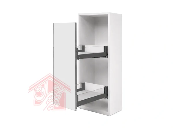 سبد مارکت کابینت اسلیم شیشه آرام بند فانتونی