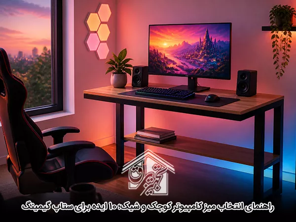 راهنمای انتخاب میز کامپیوتر کوچک و شیک؛ ۱۰ ایده برای ستاپ گیمینگ
