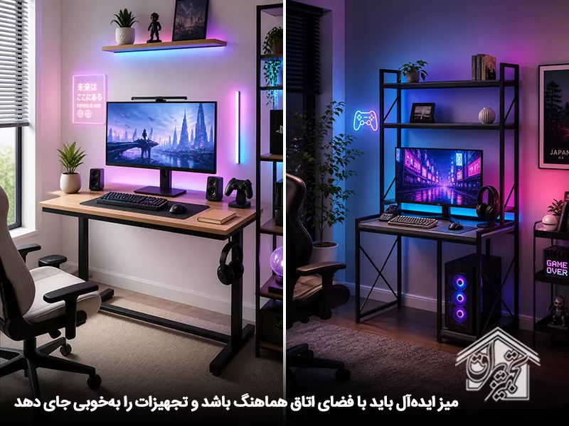 میز کامپیوتر گیمینگ ایده آل