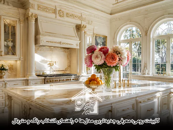 کابینت رومی؛ معرفی جدیدترین مدل‌ها + راهنمای انتخاب رنگ و متریال