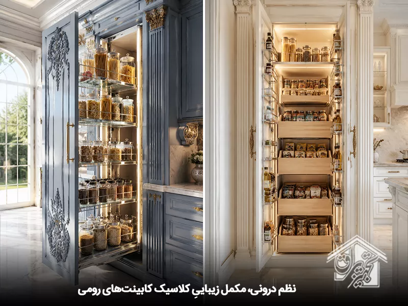 نظم درونی کابینت نما رومی