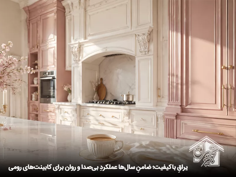 یراق با کیفیت، عامل موثر بر قیمت کابینت رومی