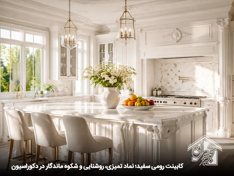 کابینت رومی سفید