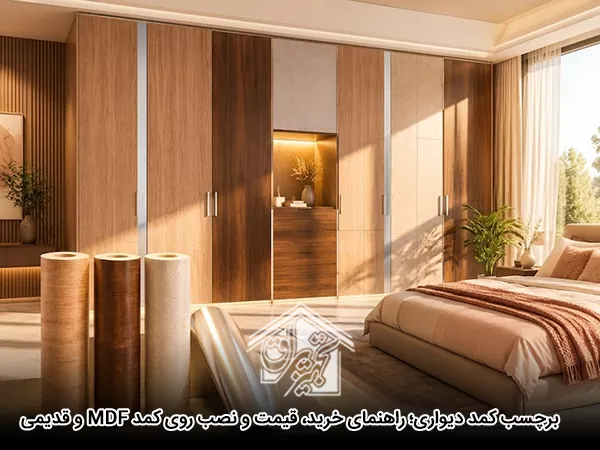 برچسب کمد دیواری؛ راهنمای خرید، قیمت و نصب روی کمد MDF و قدیمی