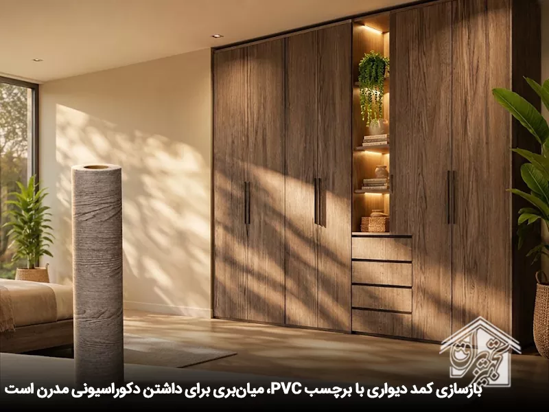 دکوراسیونی مدرن با برچسب کمد دیواری