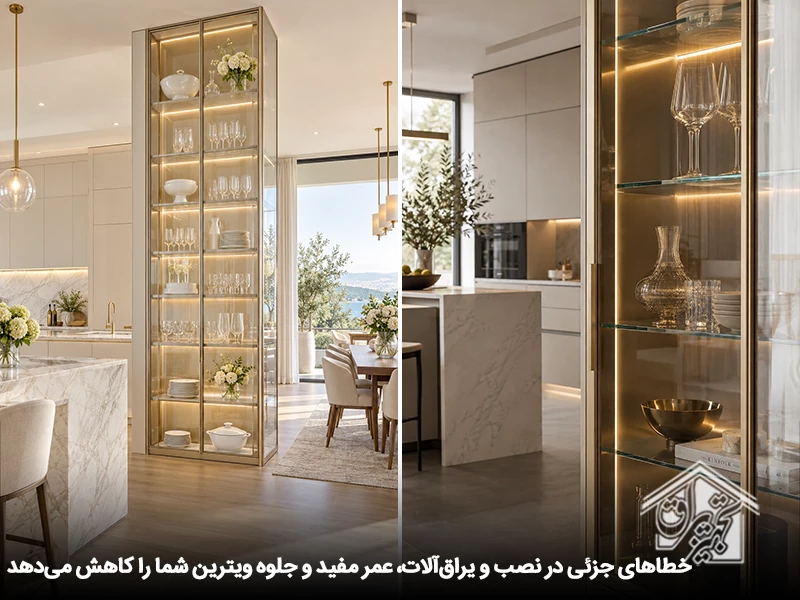 عمر مفید ویترین کابینت کلاسیک